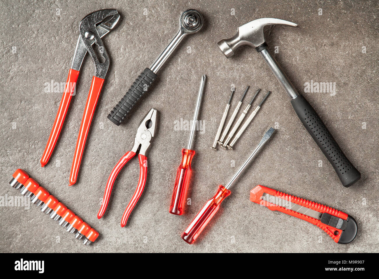 DIY Tools set Stock Photo Alamy