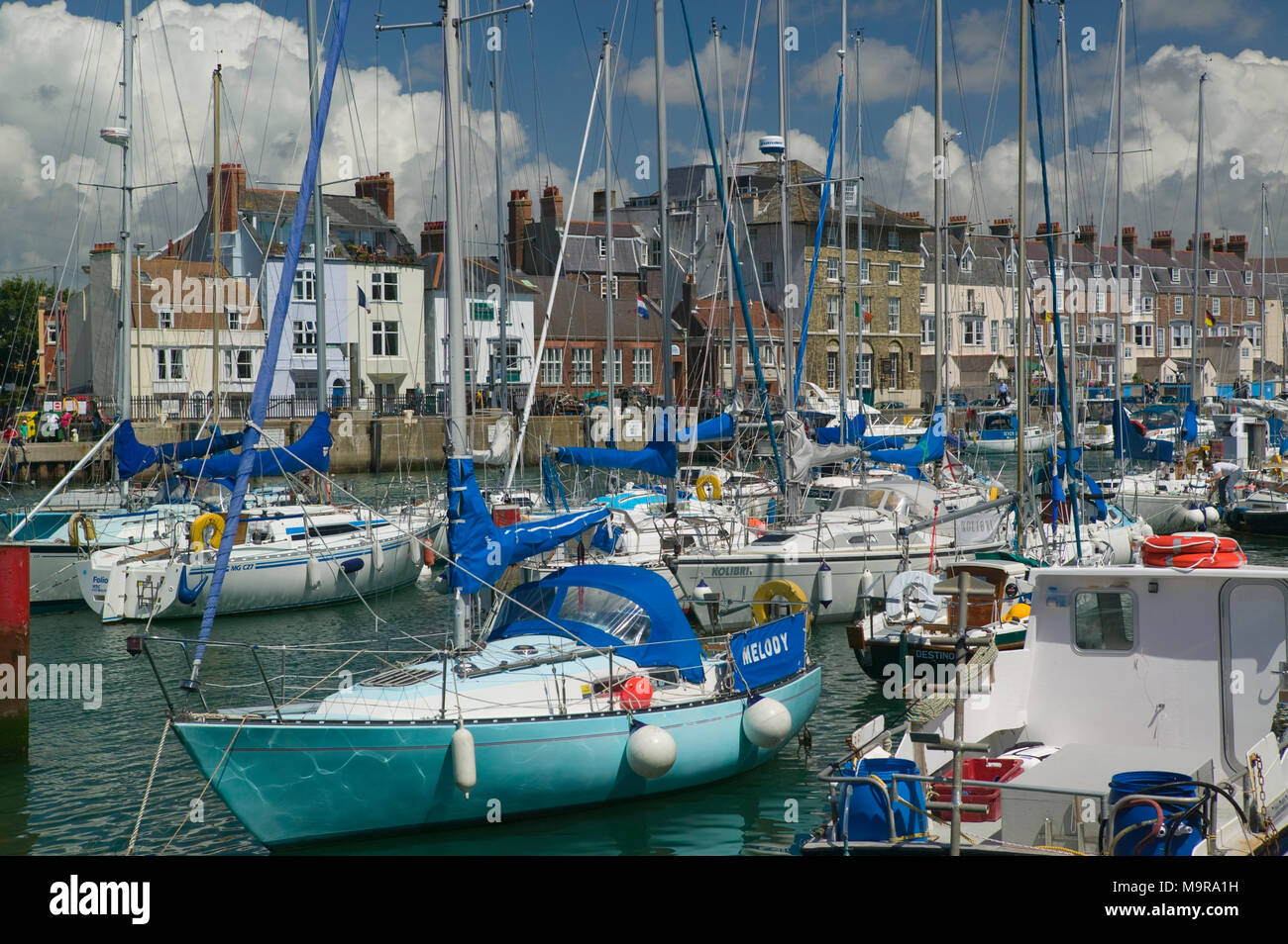 Weymouth Marina Dorset England Stock Photo