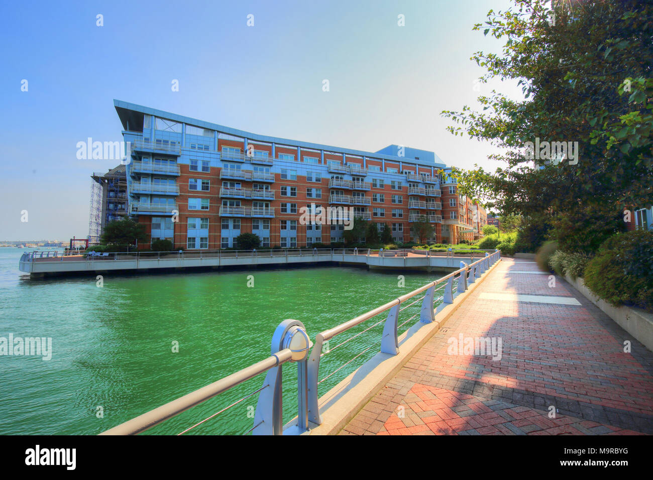 Boston harbor aerial hires stock photography and images Alamy
