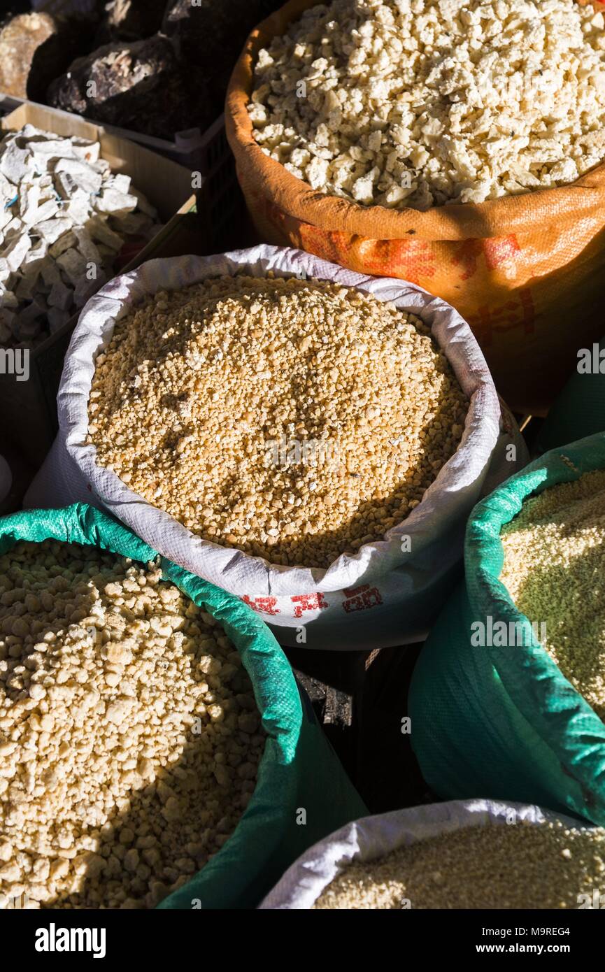 Shigatze, old city, cheese | usage worldwide Stock Photo