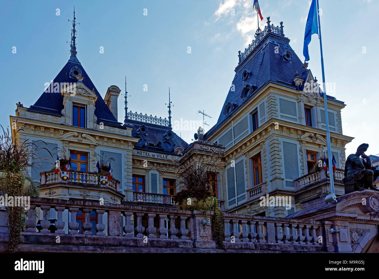 Europe, France, Auvergne Rhône nightmare, ÉvianlesBains, dock Charles