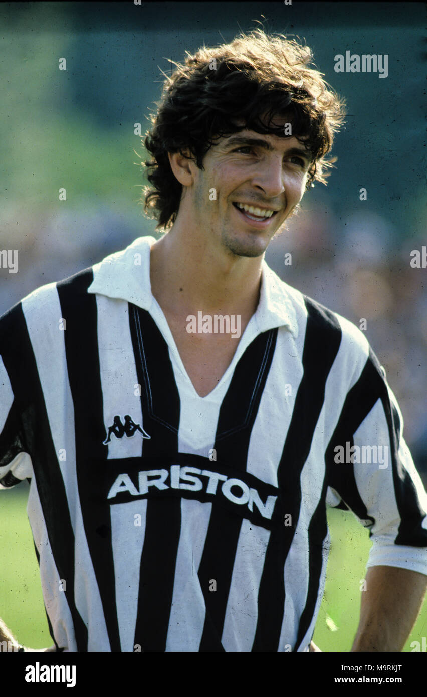 Paolo Rossi, 1984 Stock Photo