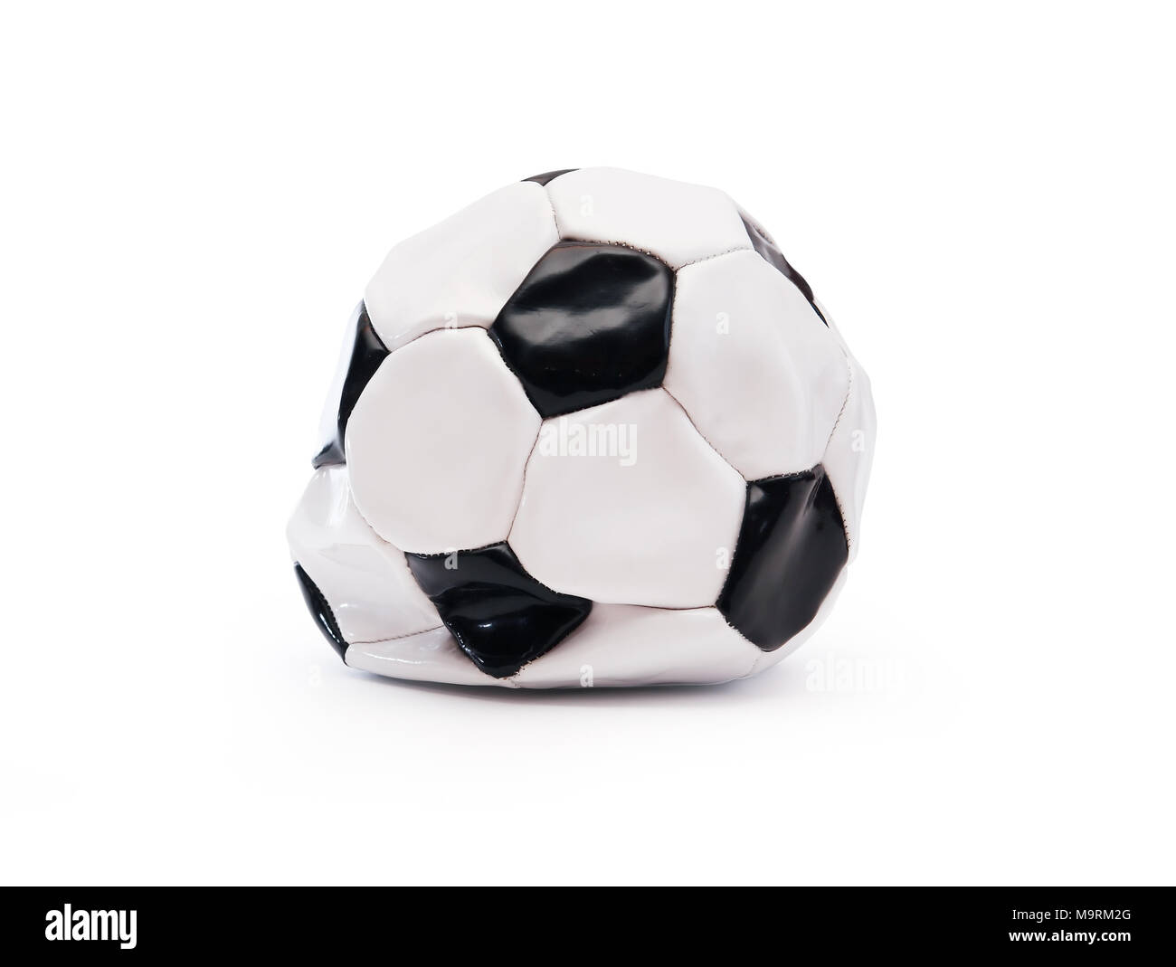 Blown Out The Ball Against White Background. Clipping path is included Stock Photo