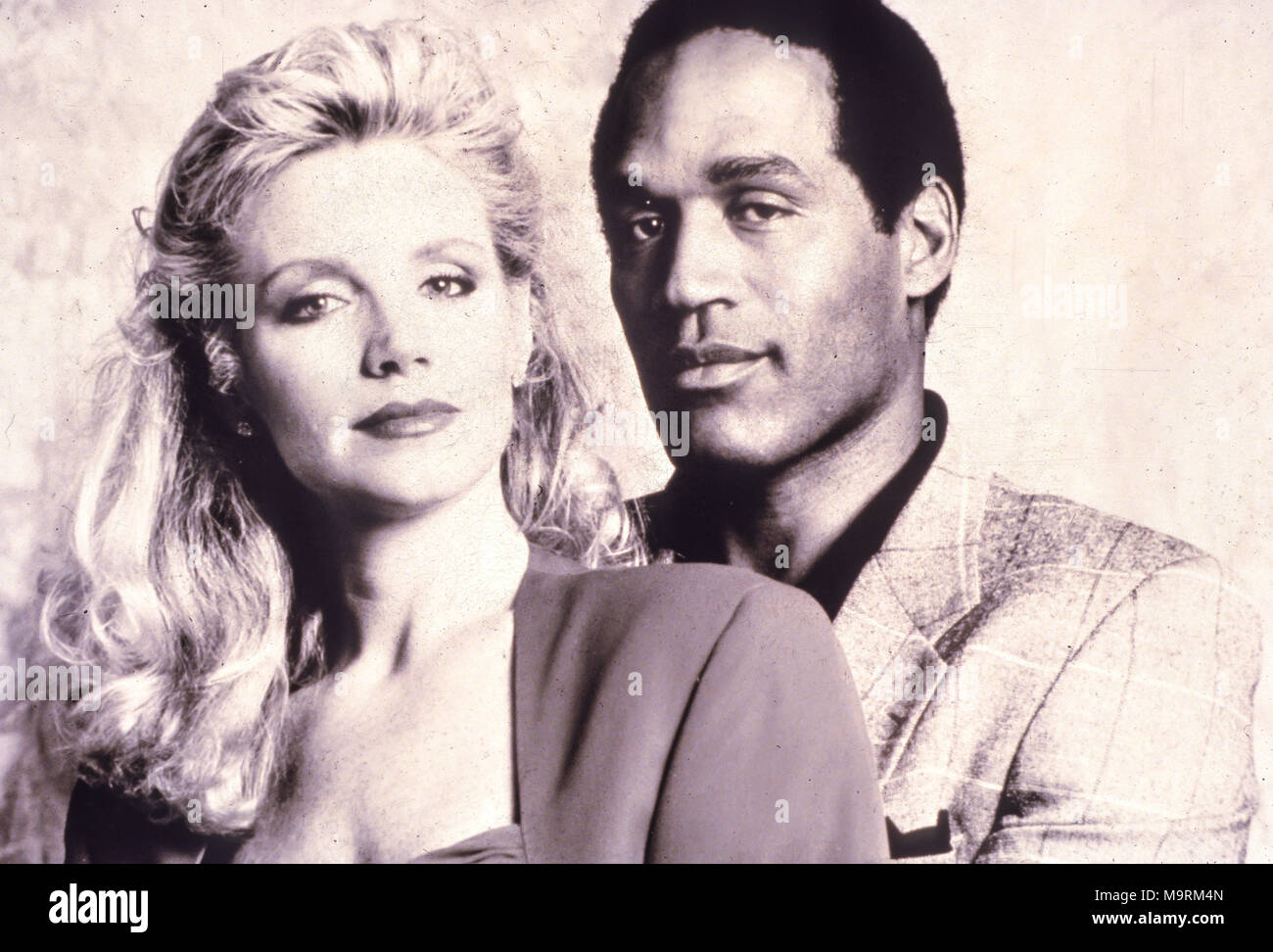 first and ten, 1984, shannon tweed, orenthal james simpson Stock Photo