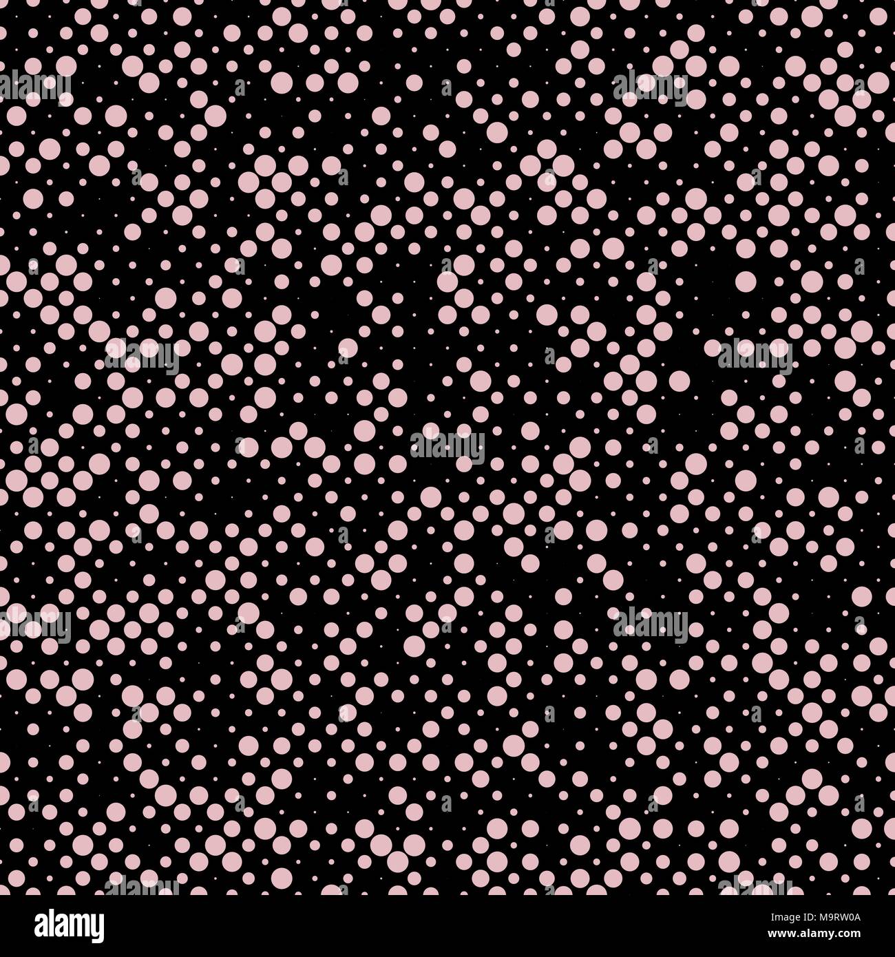 Chaotic abstract halftone circle pattern background - vector graphic ...