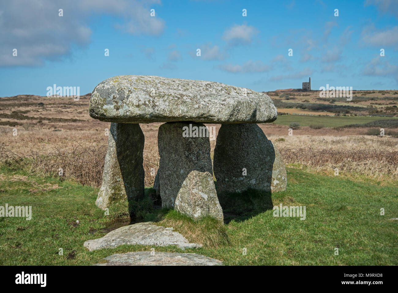 Lanyon Quoit, Cornwall. Megalithic tomb, or Dolmen. Stock Photo