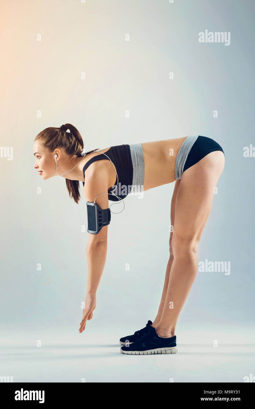Girl Bend forward