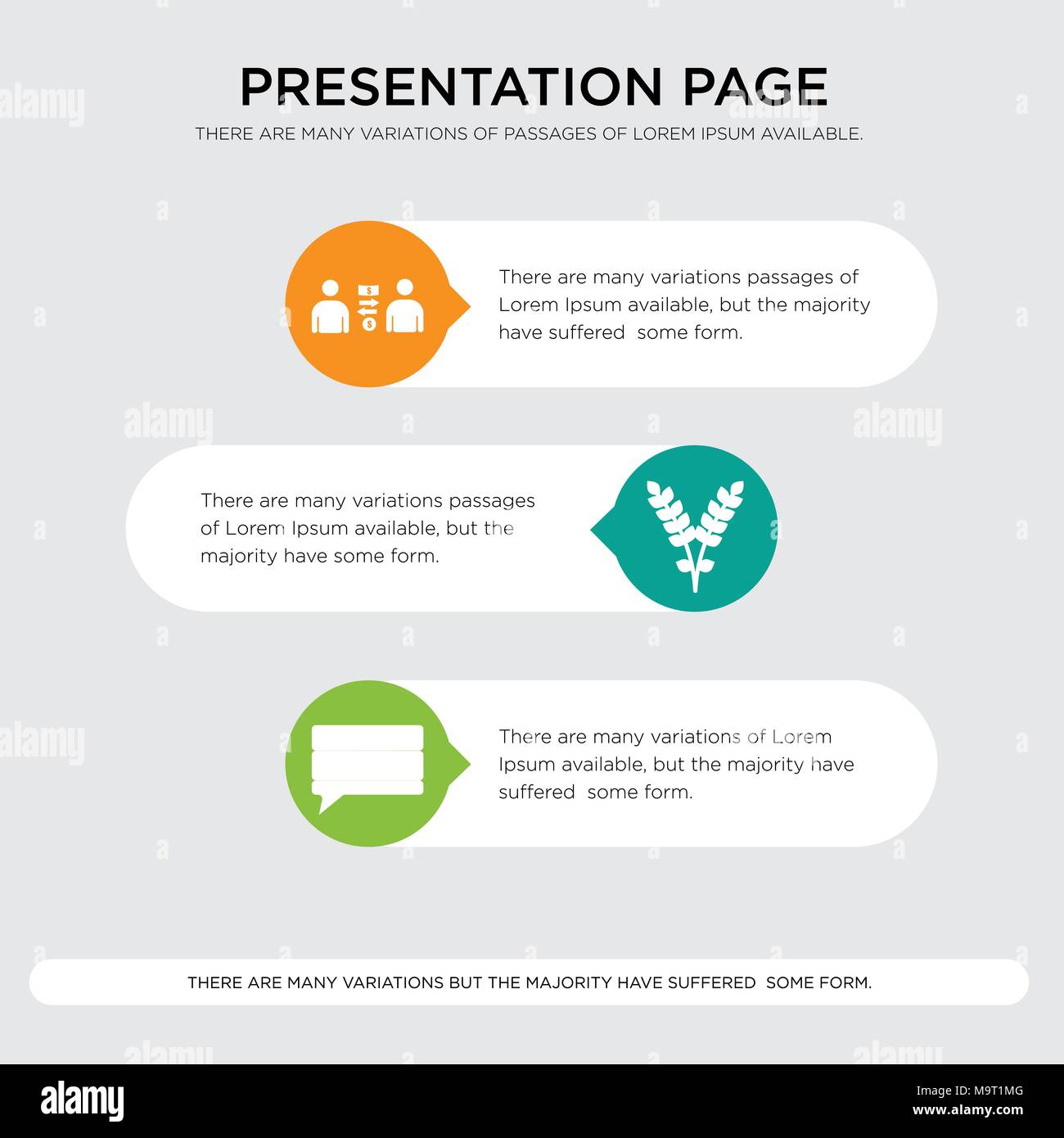 spanish language, lavender, cashback presentation design template in orange, green, yellow