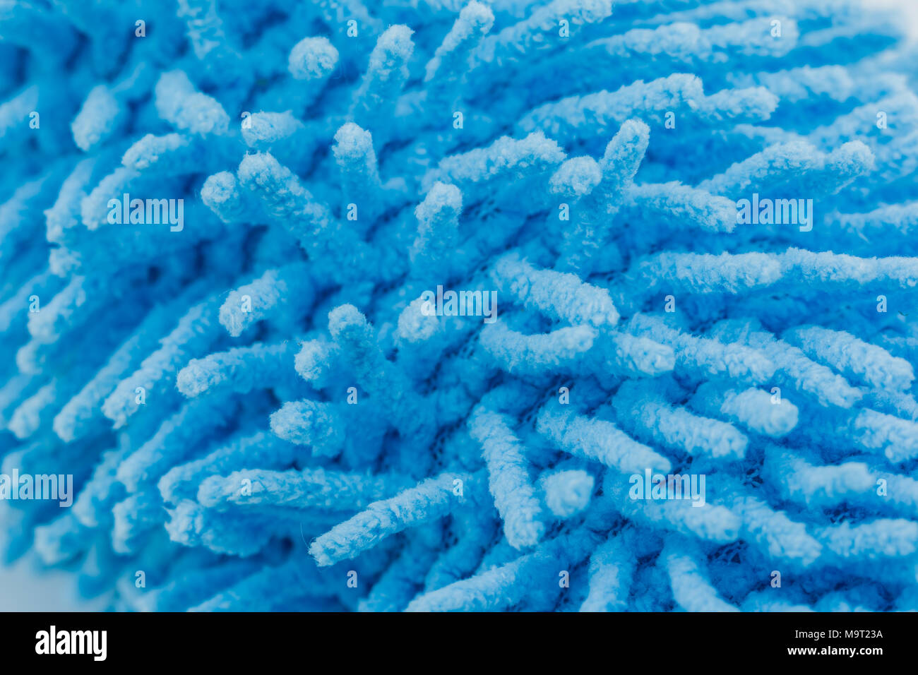 close up microfiber duster broom Stock Photo