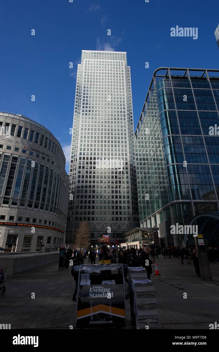 Canary Wharf, London Docklands Stock Photo - Alamy