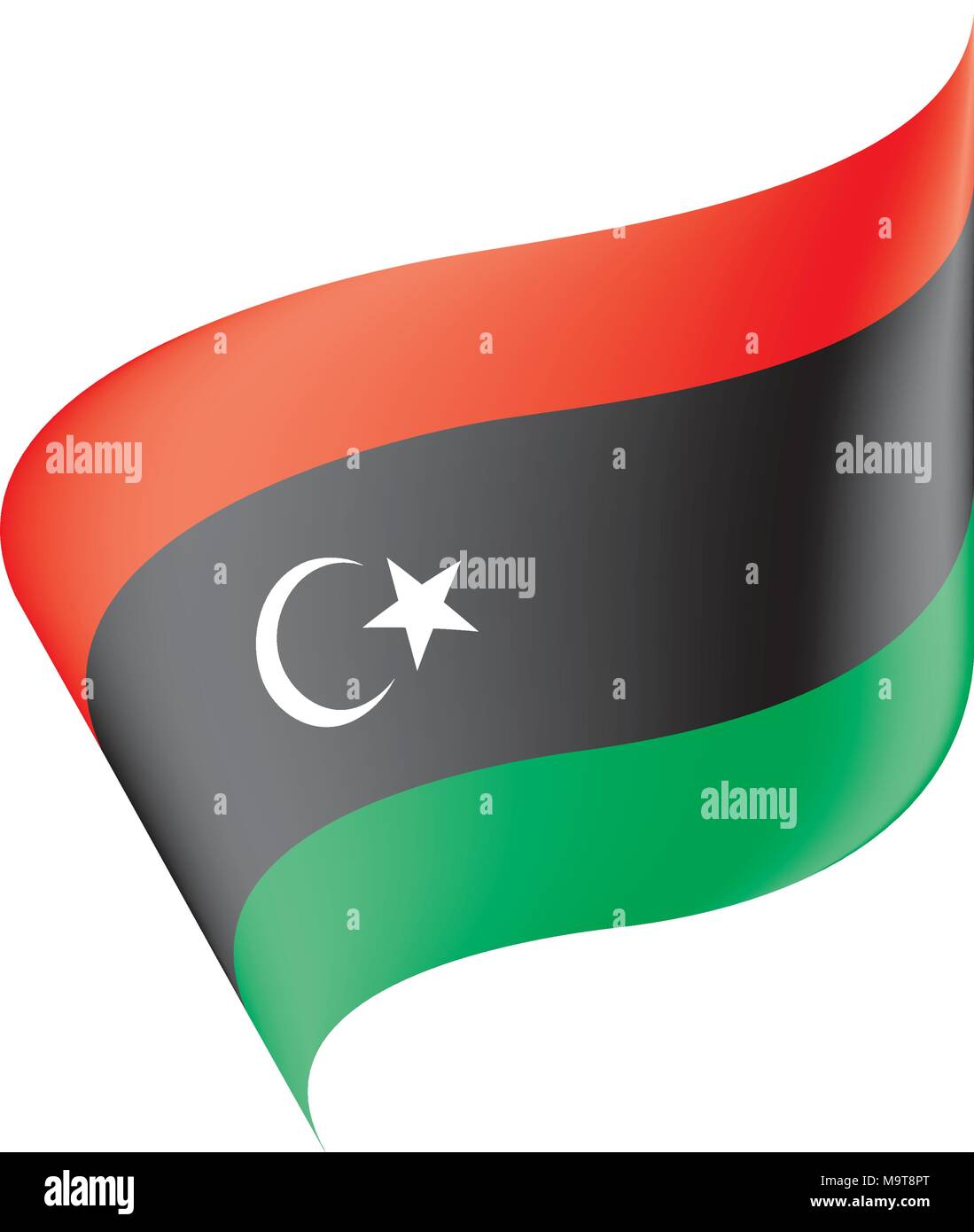 Libya flag, vector illustration Stock Vector Image & Art Alamy