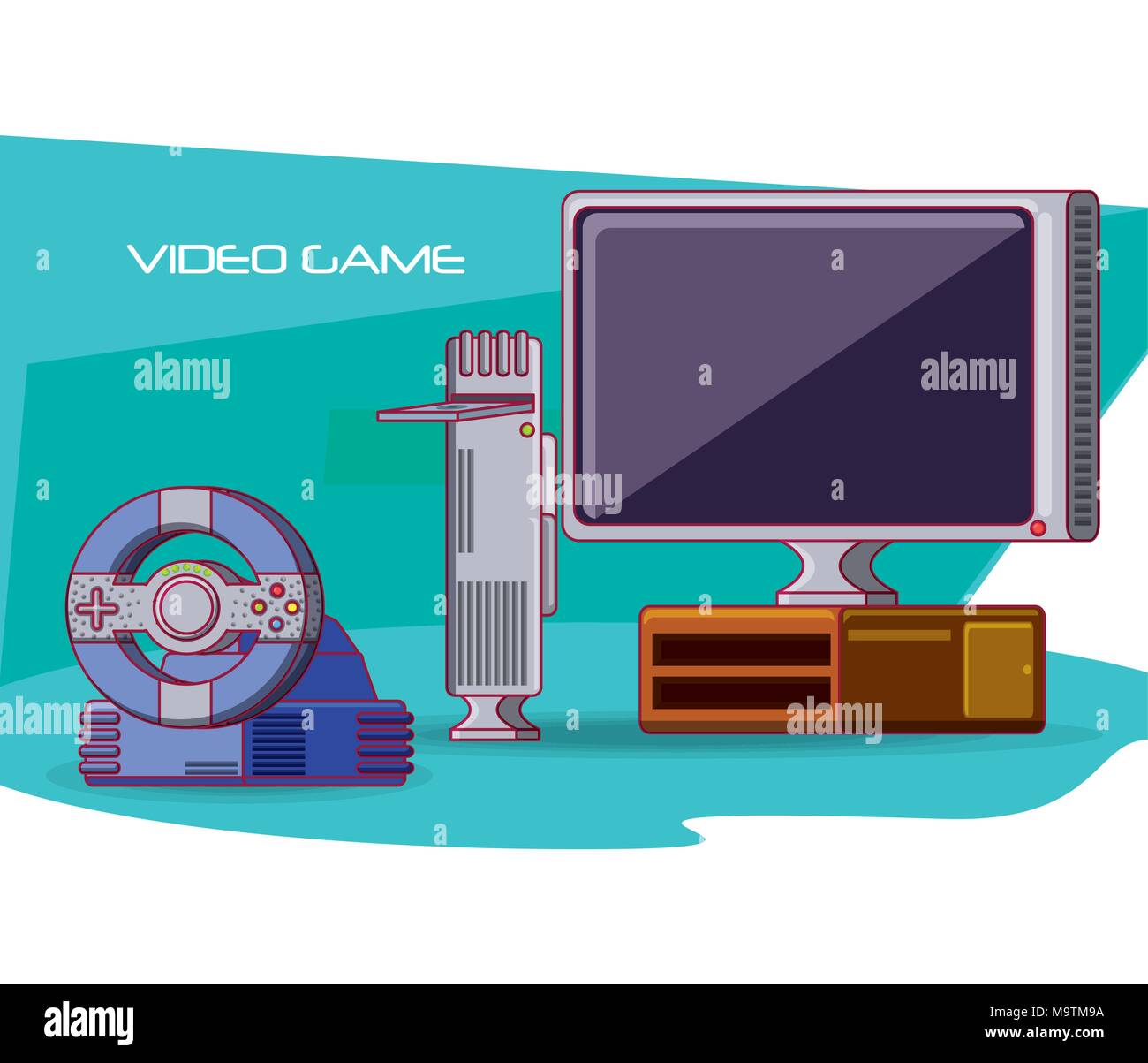video game console icons vector illustration design Stock Vector Image ...
