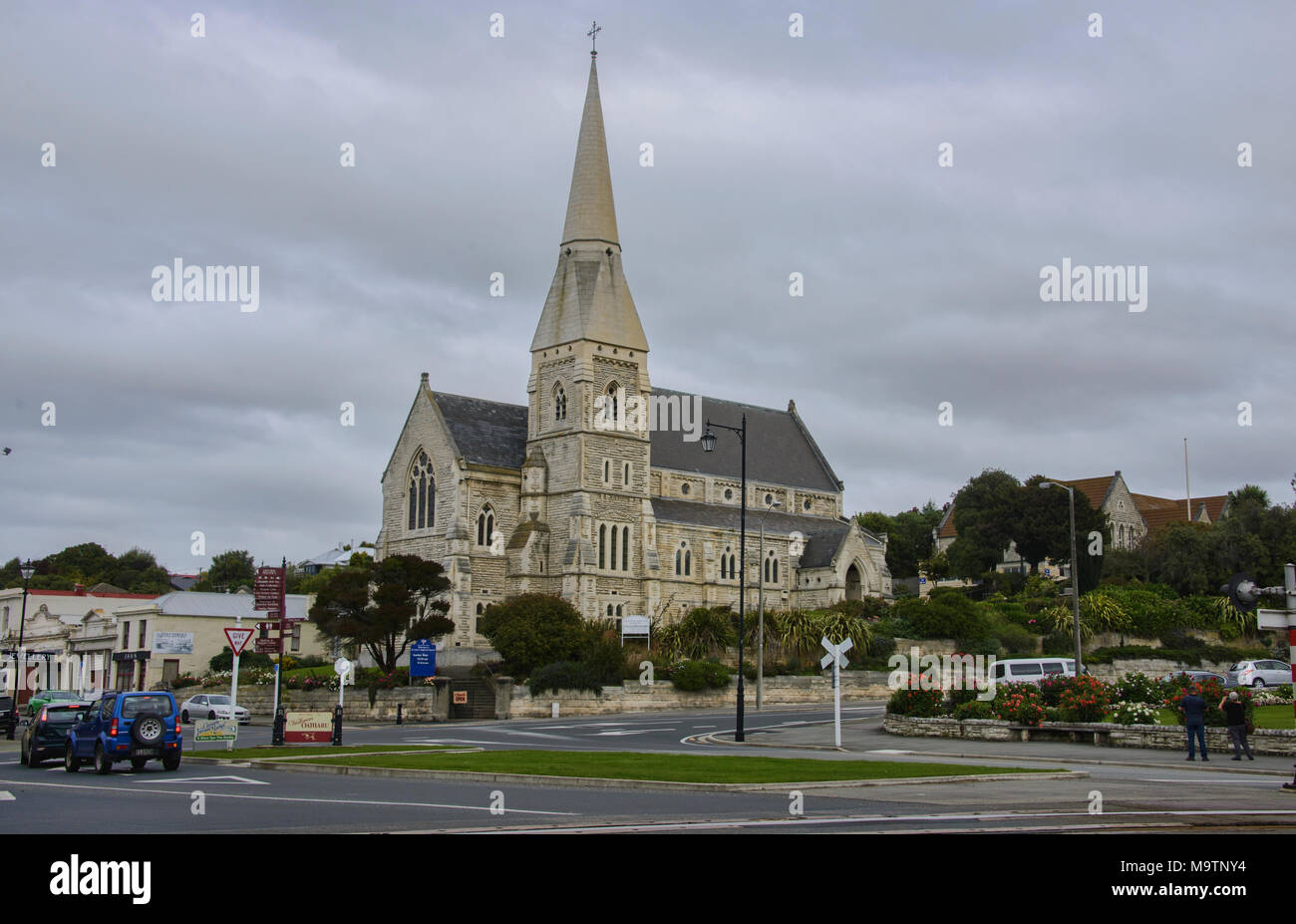 Oamaru's historic Victorian precinct, Oamaru, New Zealand Stock Photo