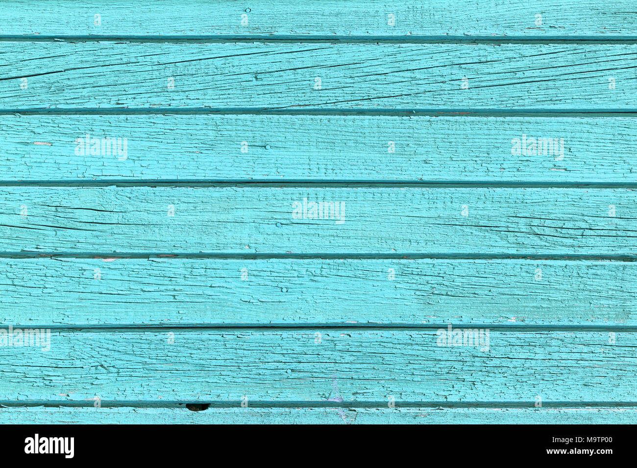 Old painted boards for use as a background. Stock Photo