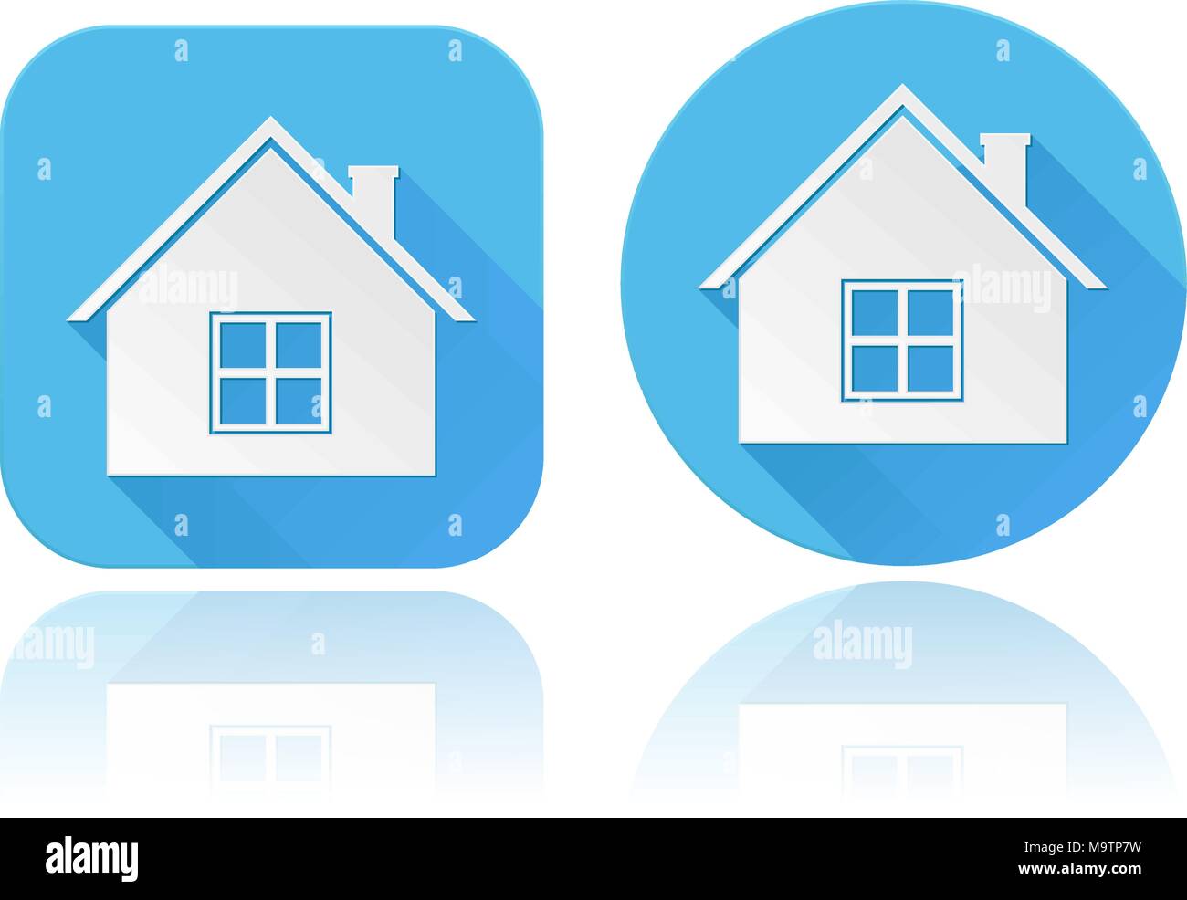 Blue home style Stock Vector Images Alamy