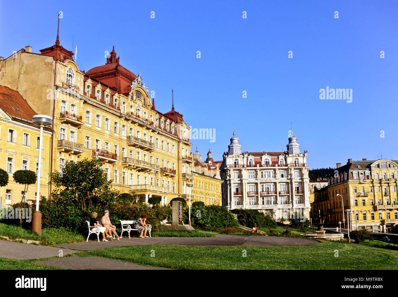 9025. Mariansky Lazne, West  Bohemia, Czech Republic, Europe Stock Photo
