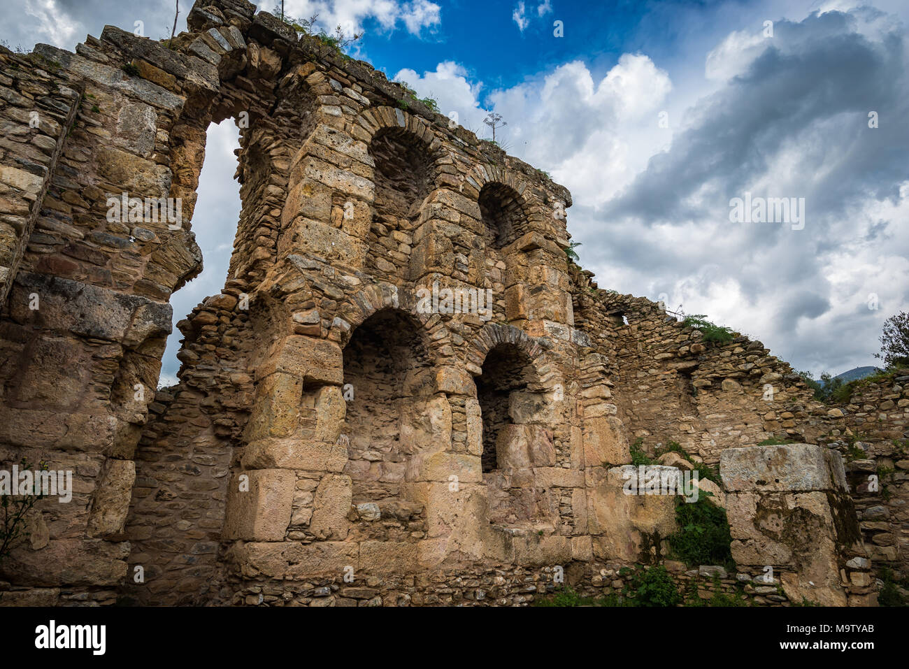 Nysa ancient City, Nazilli, Izmir, Turkey Stock Photo