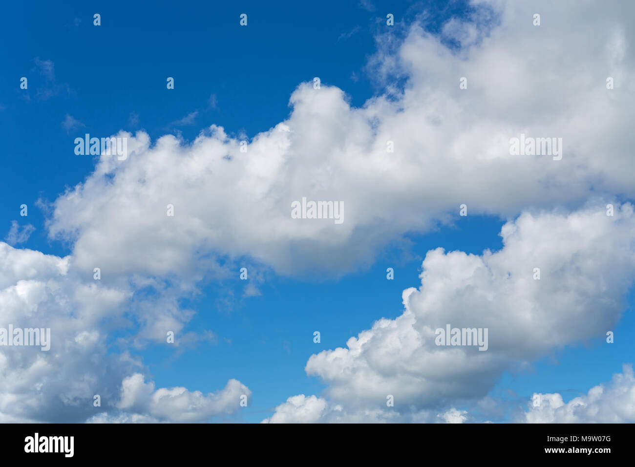 Clouds on the blue sky Stock Photo