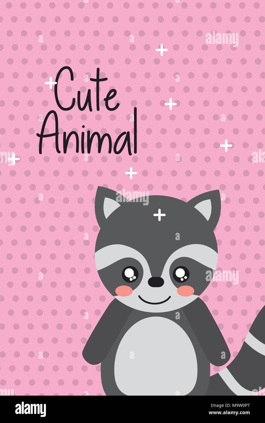cute animal cartoon Stock Vector