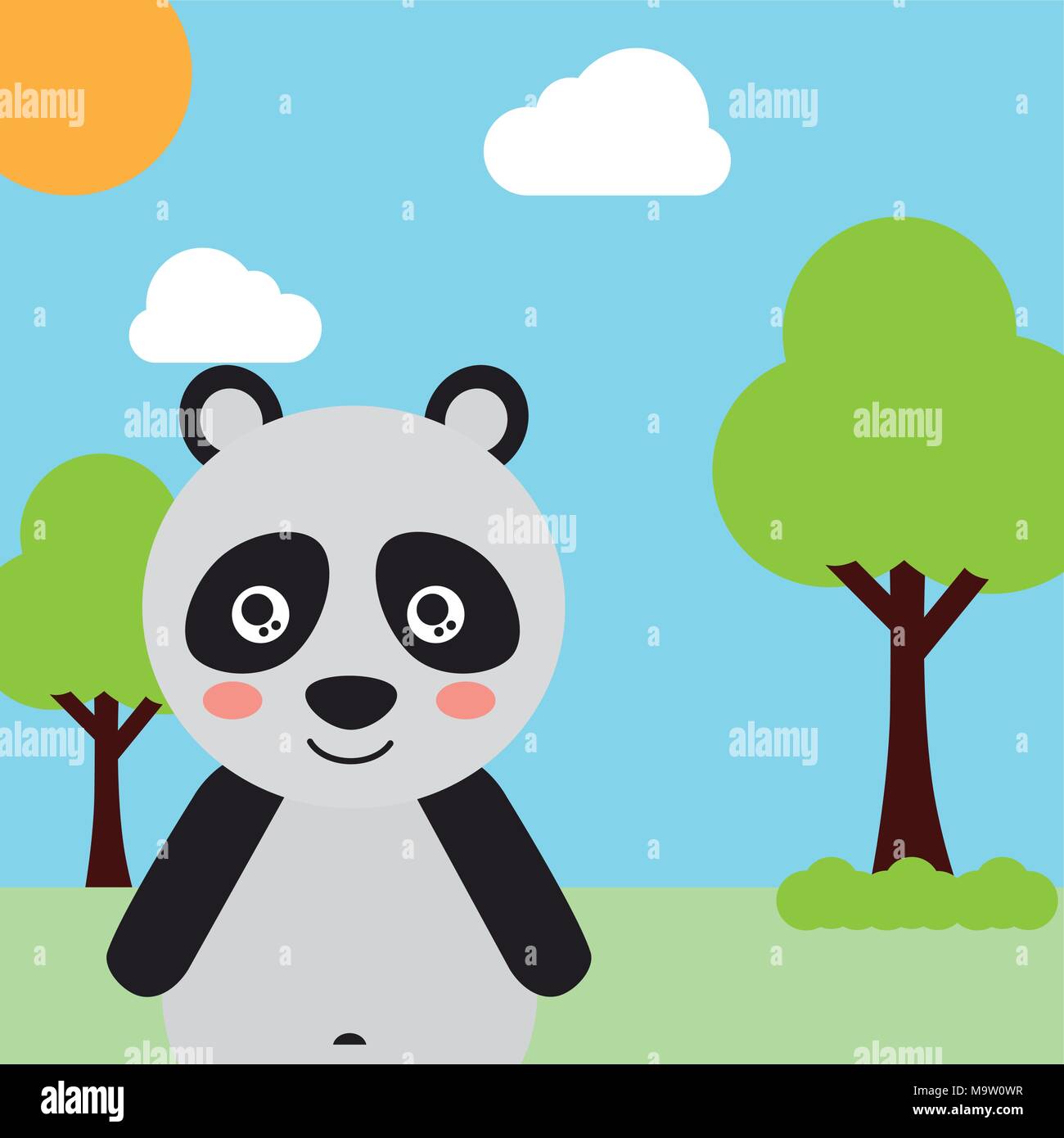 cute animal cartoon Stock Vector Image & Art - Alamy