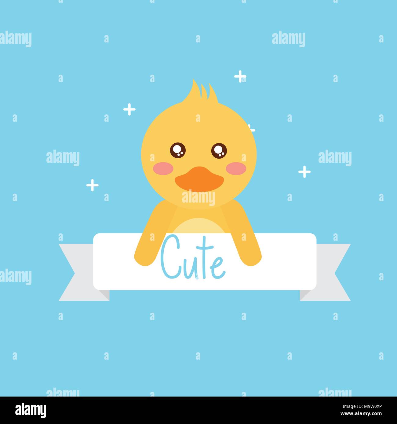 cute animal cartoon Stock Vector