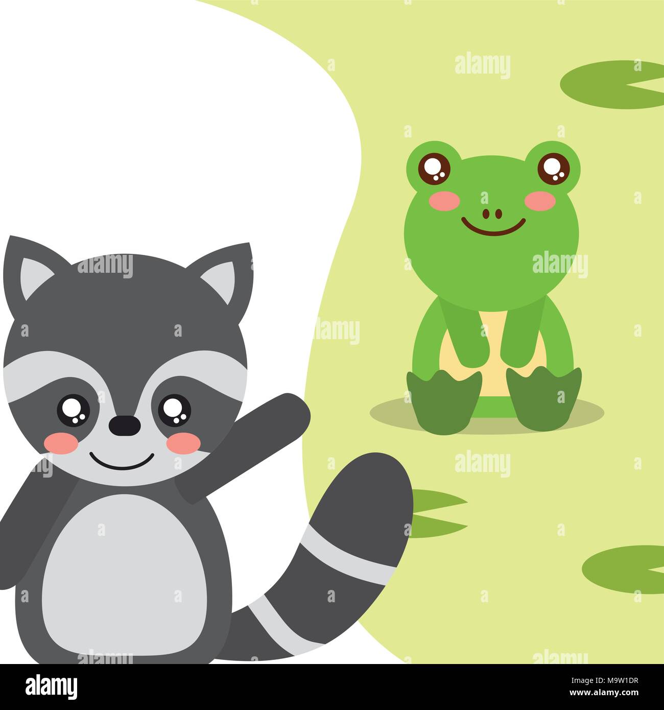 cute animal cartoon Stock Vector