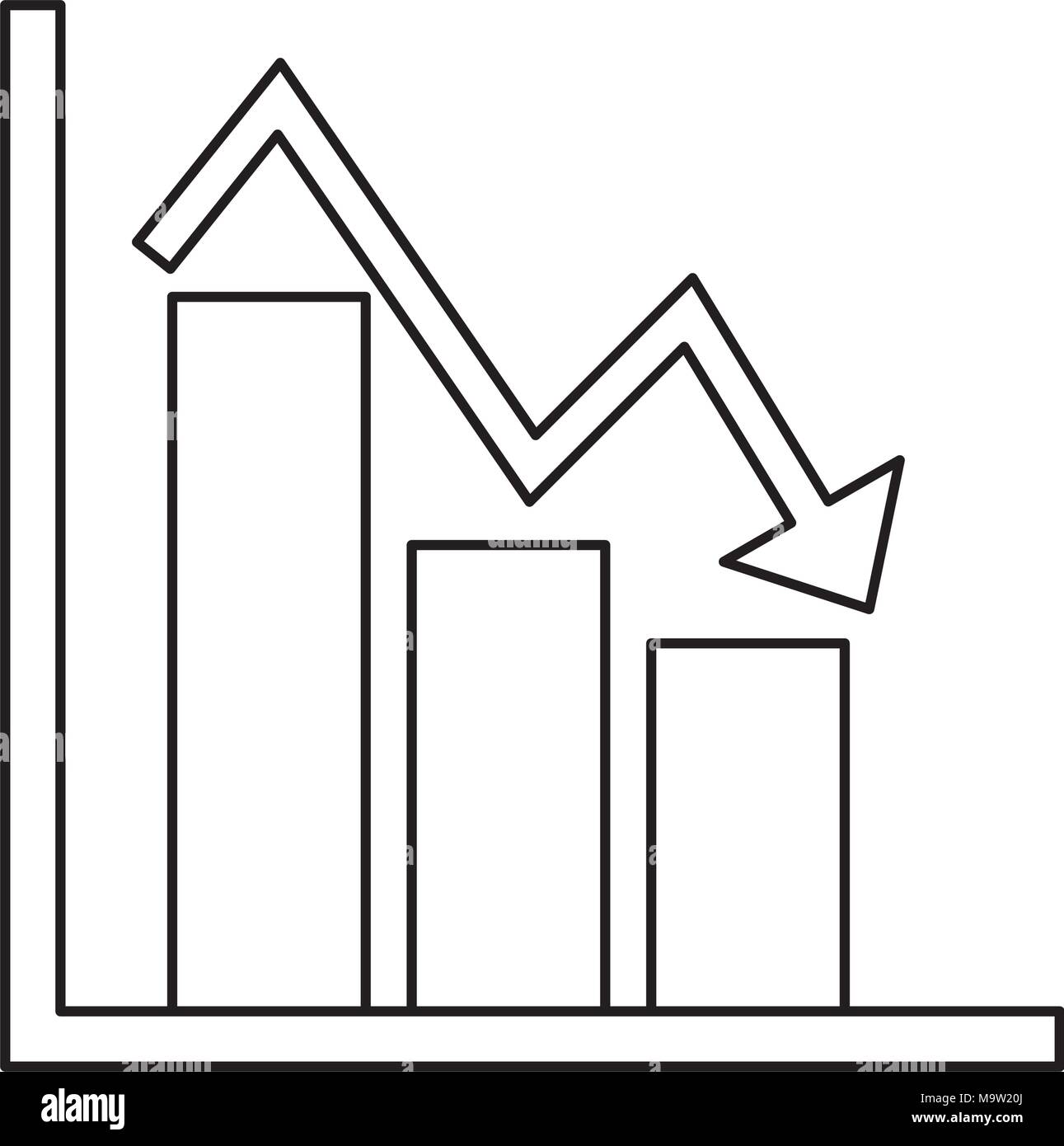 statistics infographic with arrow Stock Vector Image & Art - Alamy