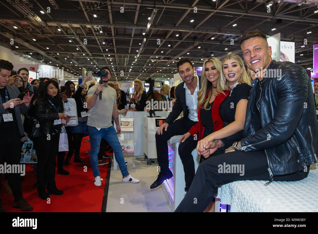 Celebrity attends Professional Beauty Exhibition at Excel London