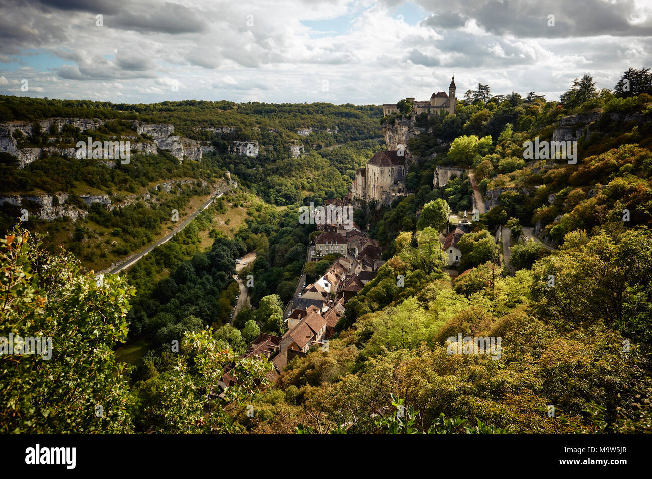 Steep steps Big stairs at Pilgrimage site Rocamadour, Departement Lot, Midi  Pyrenees, South West France France, Europe Stock Photo - Alamy