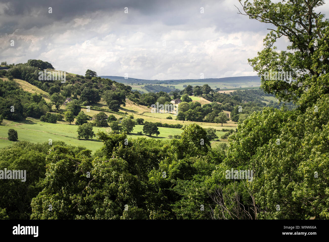 beautiful English countryside landscape Stock Photo