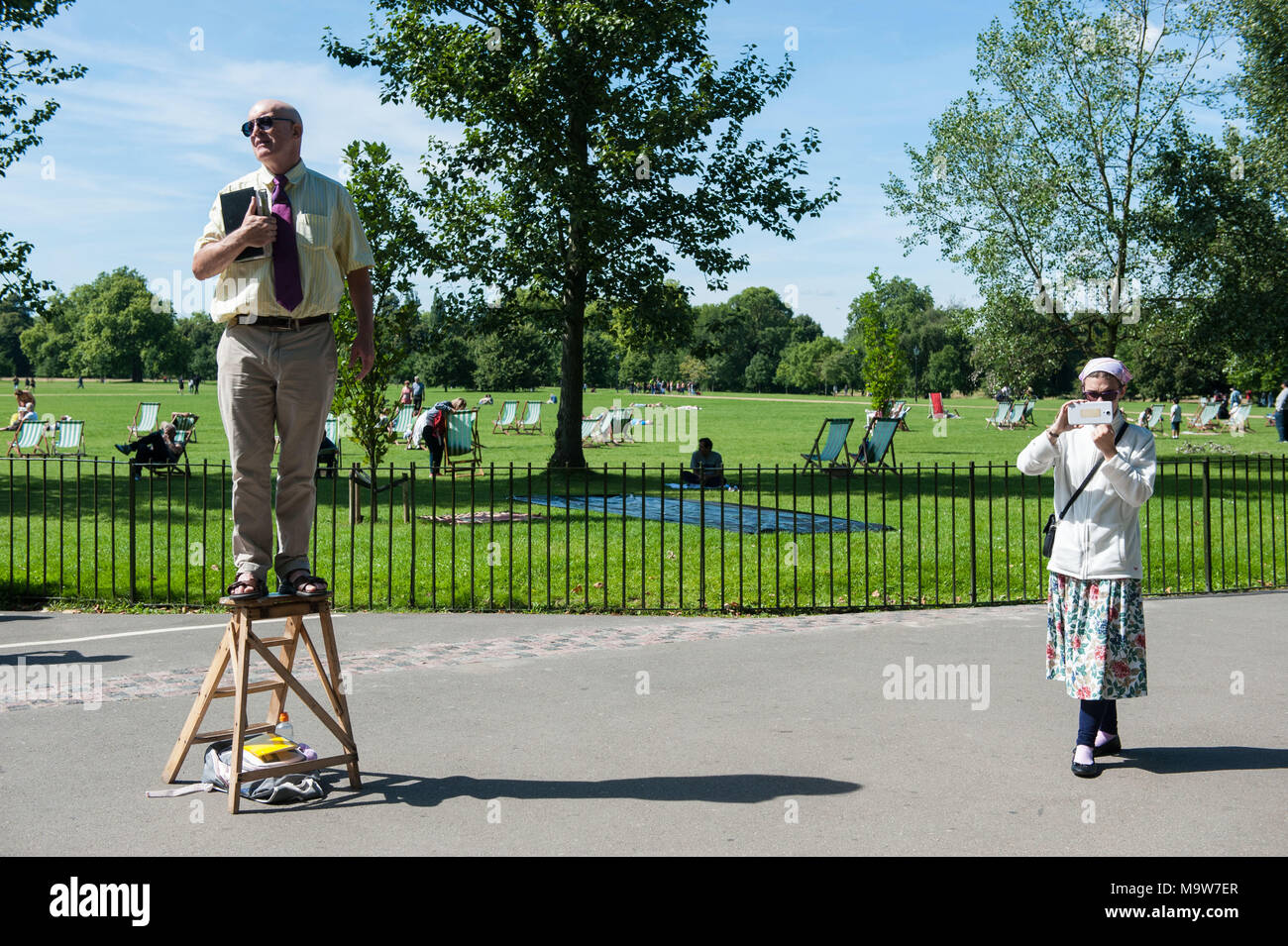 Hyde park speakers corner hires stock photography and images Alamy