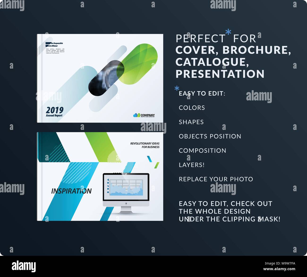 Business presentation powerpoint Stock Vector Images - Alamy