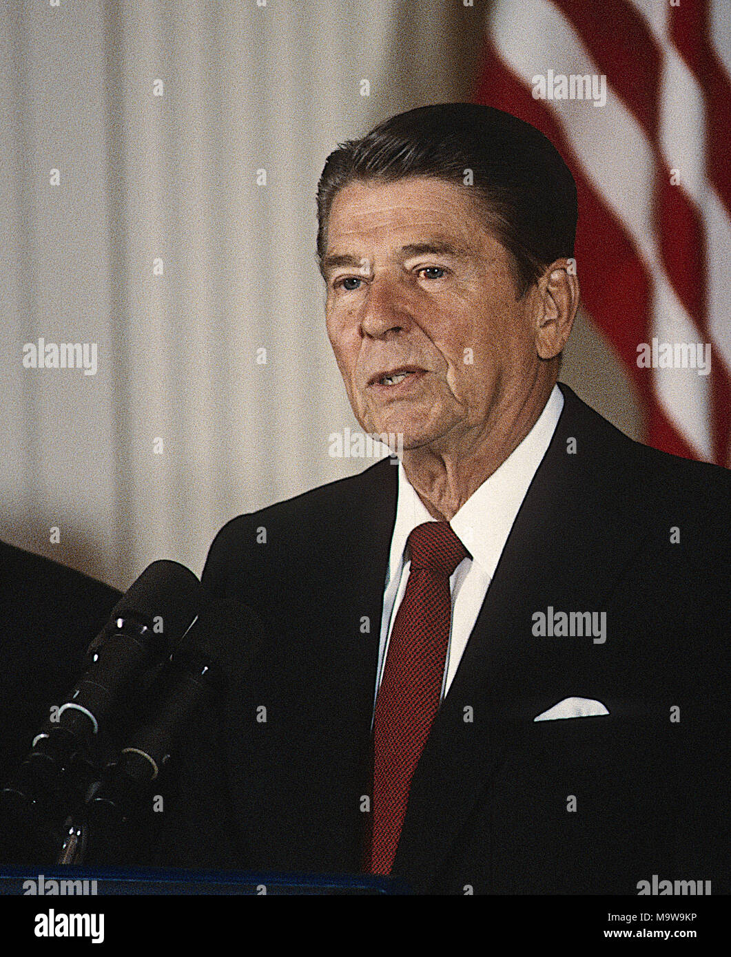Washington DC., USA, July 24, 1984 President Ronald Reagan News