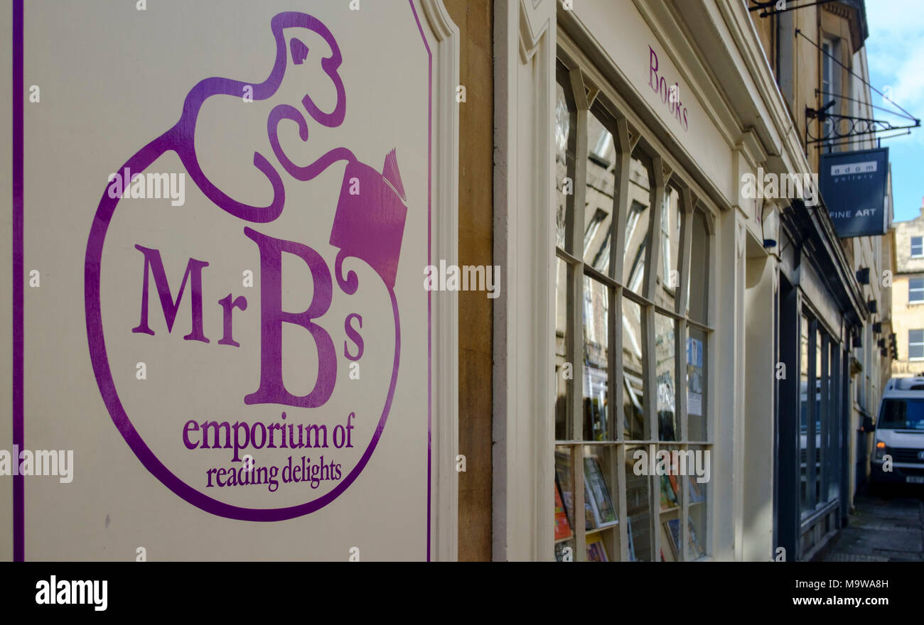 Mr B's Bookshop Bath somerset England UK Stock Photo