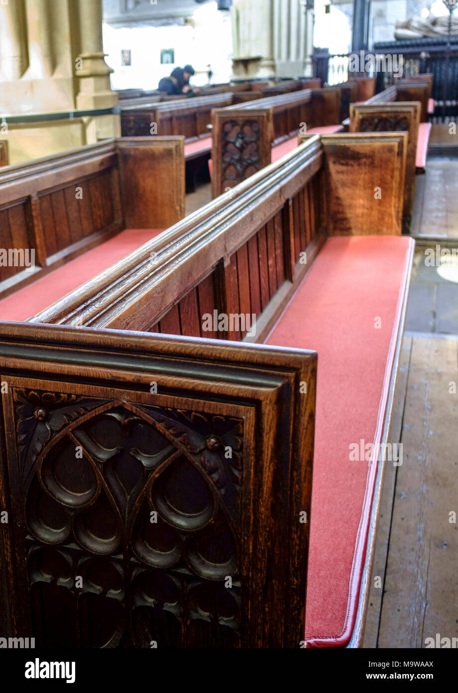 The Pews in Bath Abbey,bath,somerst england UK Stock Photo - Alamy