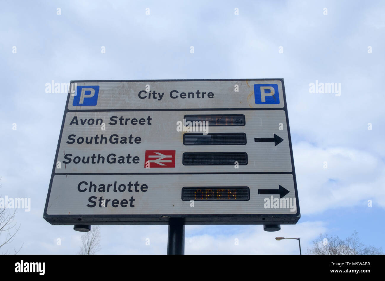 Car Parking in Somerset City of Bath,england UK Stock Photo