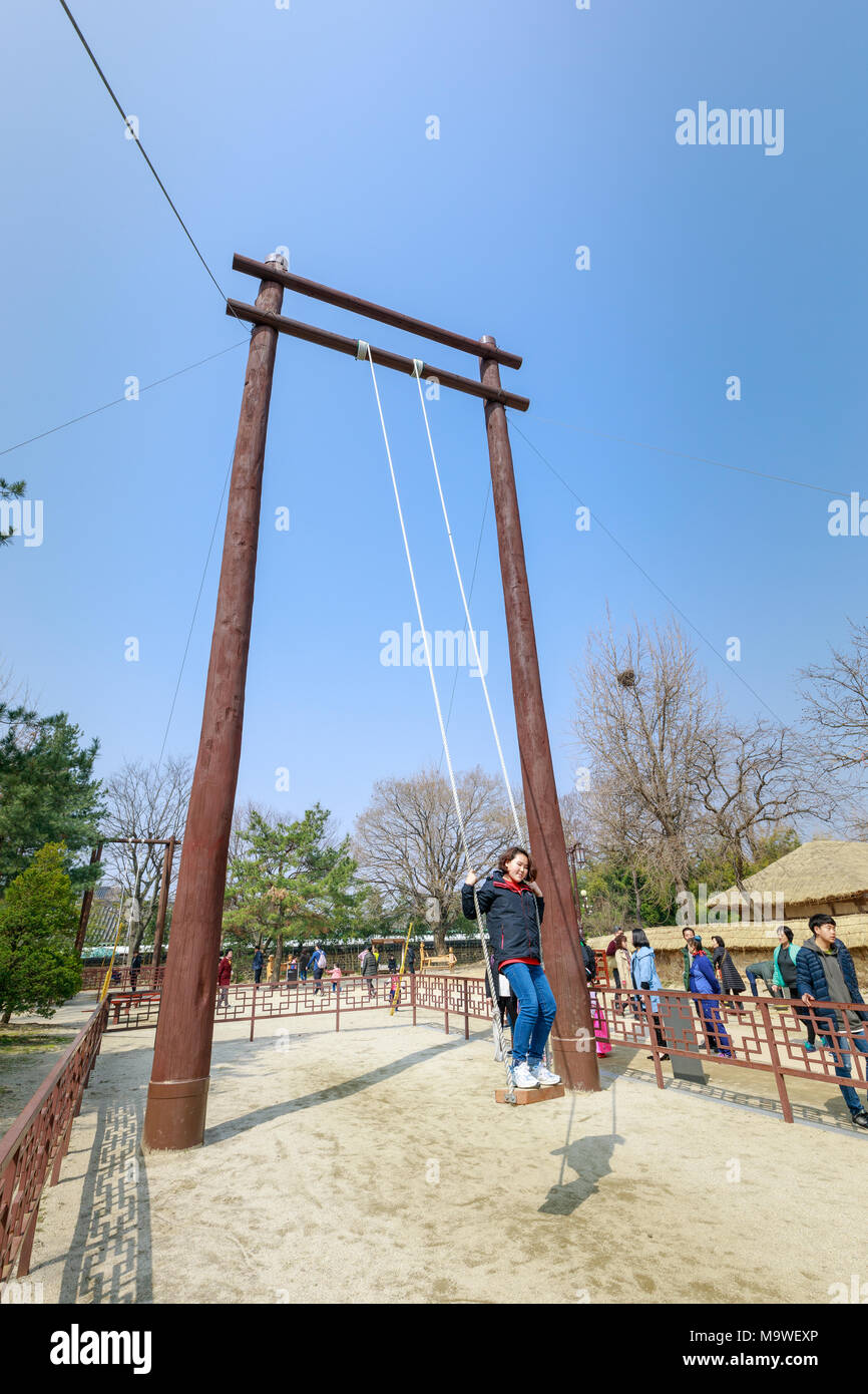 Korean swing hires stock photography and images Alamy