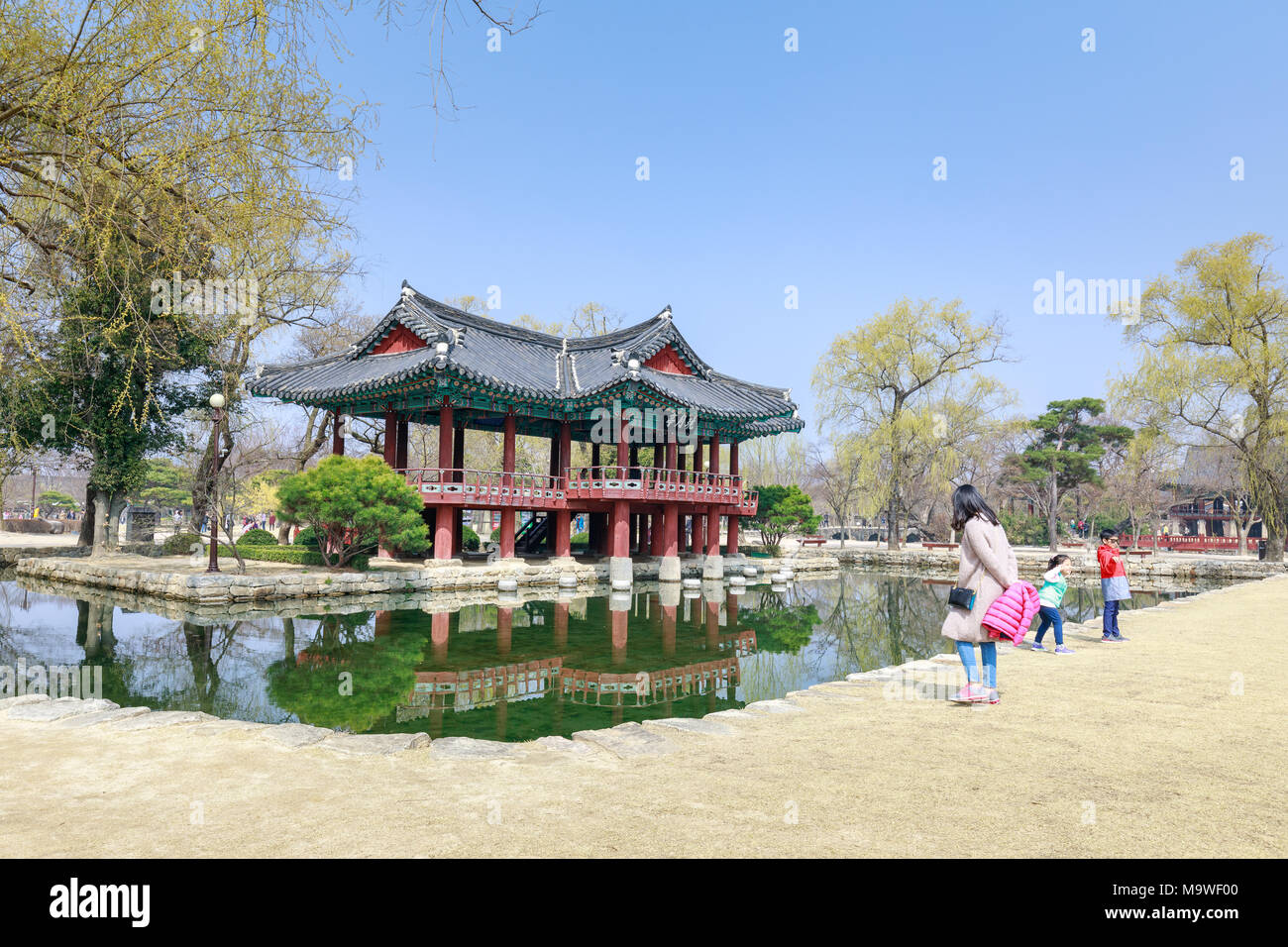 Namwon, South Korea - March 25, 2018 : Traditional Gwanghalluwon ...