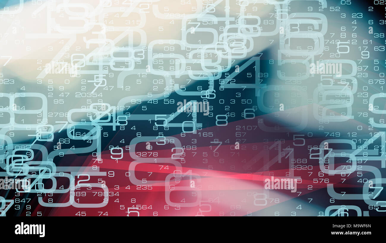 Stolen computer data by cyber thief Stock Photo