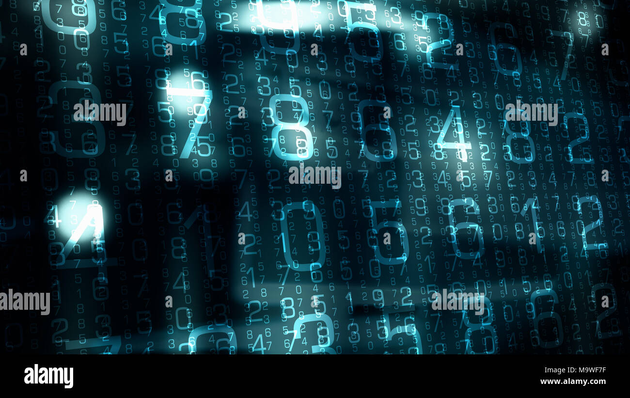 Chat bot in cyber space Stock Photo
