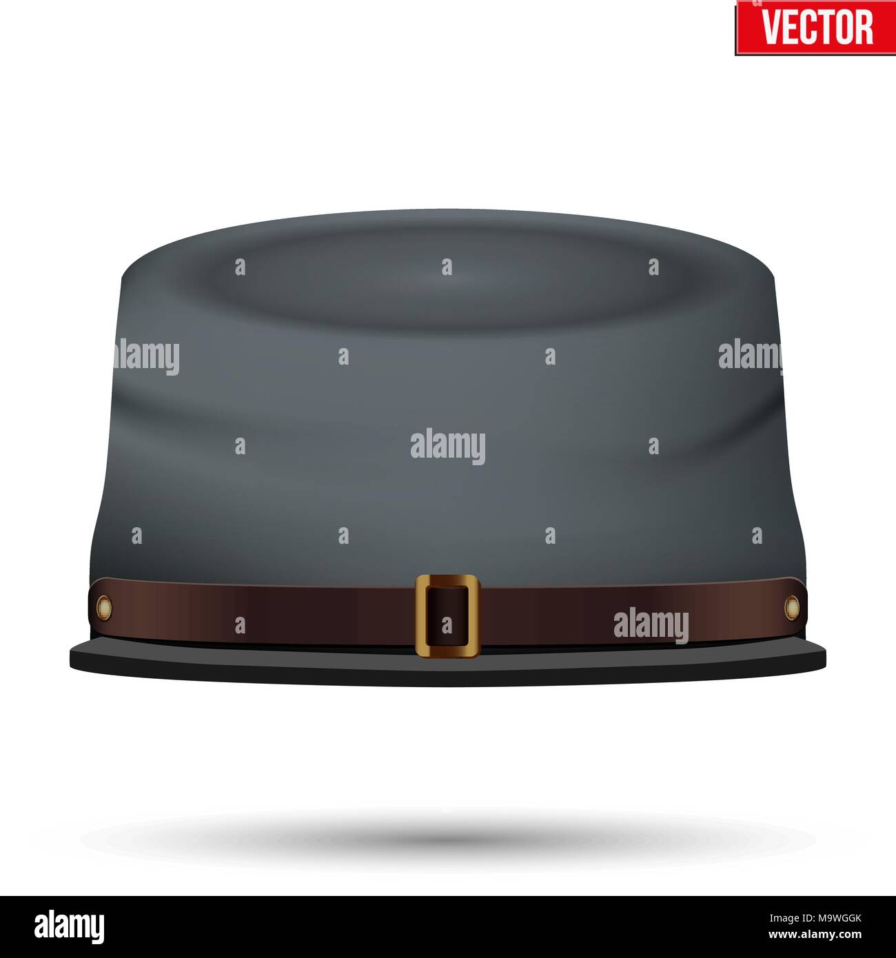 American Civil War Confederate Cavalry Hat Stock Vector Image & Art - Alamy