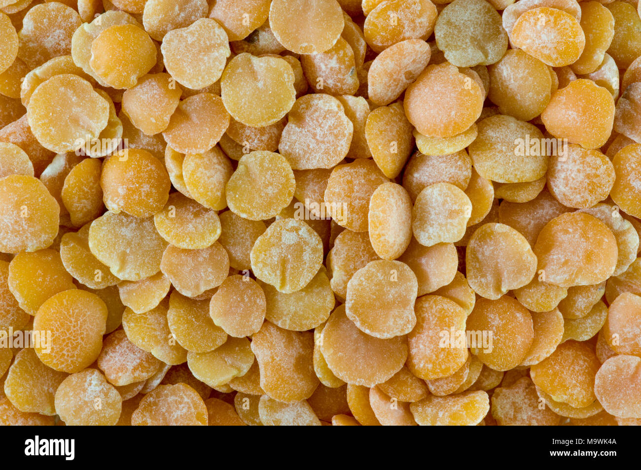 cracked orange lentils Stock Photo