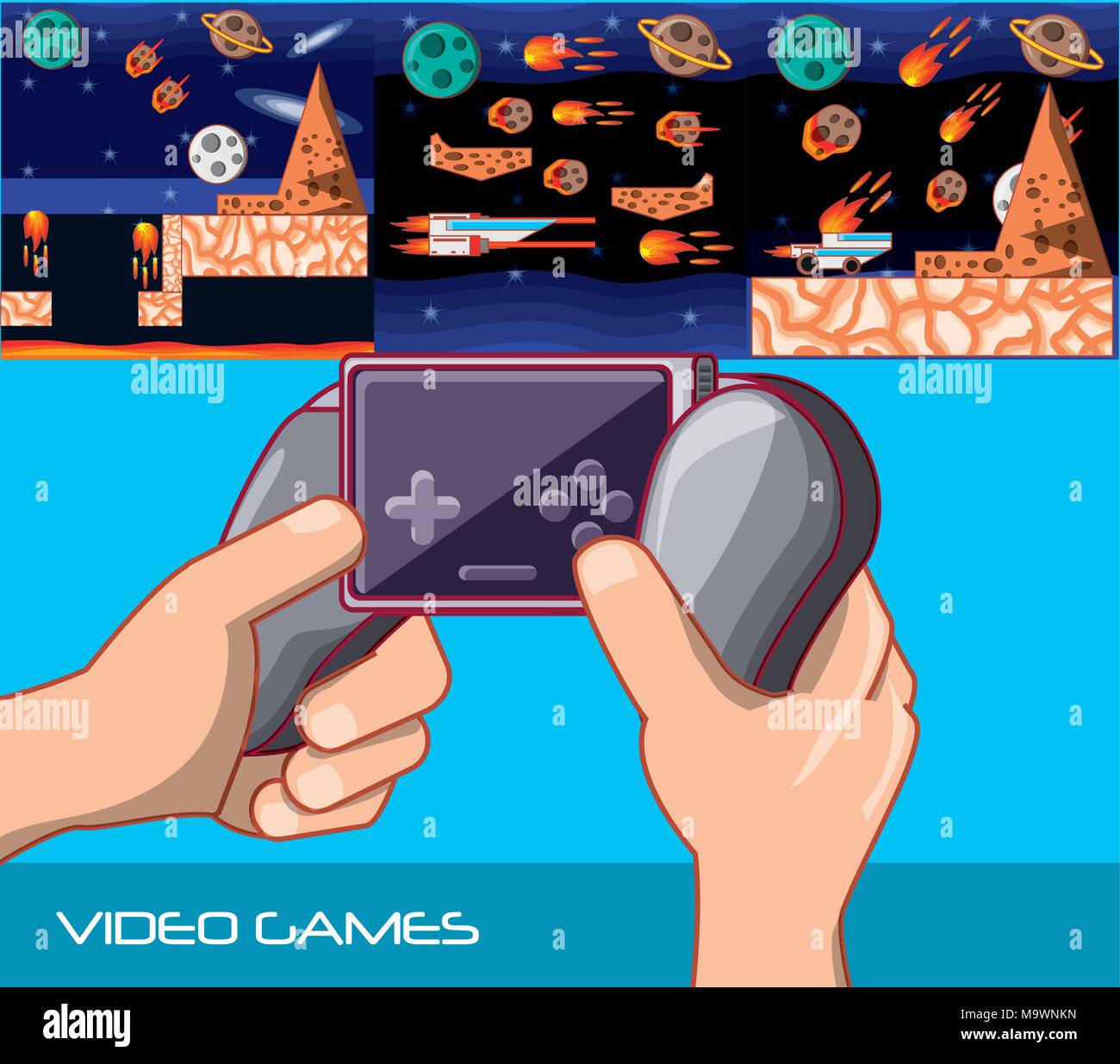 video game control icons vector illustration design Stock Vector Image ...