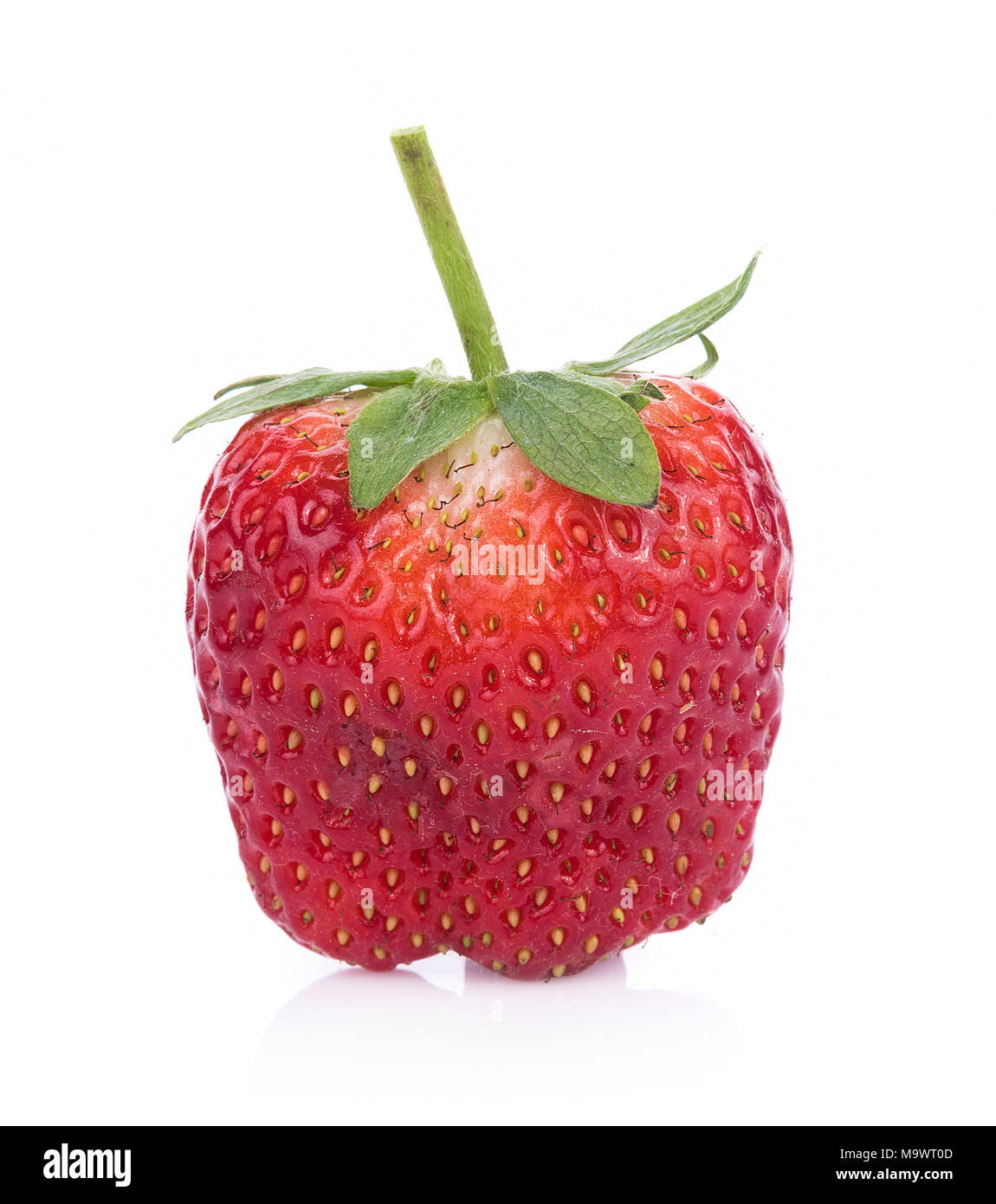 closeup strawberry isolated on white background Stock Photo - Alamy