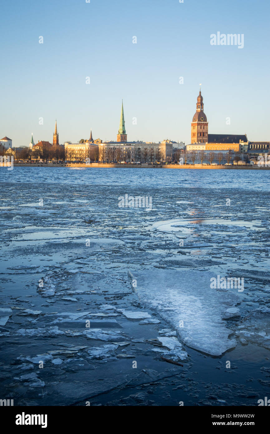 Olas Riga Old riga night hi-res stock photography and images - Alamy