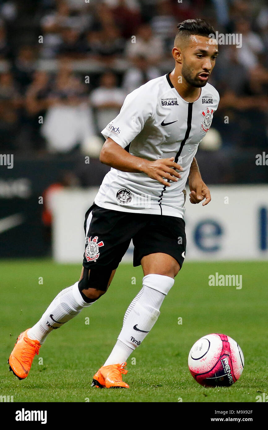 Sao Paulo Sp 28 03 2018 Corinthians X Sao Paulo Clayson During The Match Between Corinthians And Sao Paulo Held At The Corinthians Arena East Zone Of Sao Paulo The Match Is