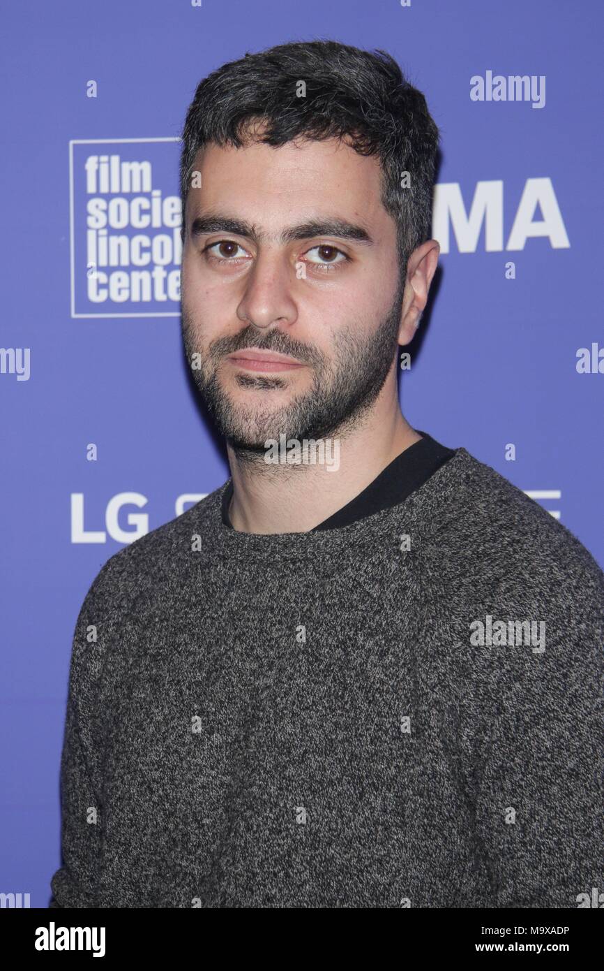 New York, NY, USA. 28th Mar, 2018. Arash Nassiri arrives at New Directors/New Films Opening Night at MoMA on 28, 2018 in New York City. Credit: Diego Corredor/Media Punch/Alamy Live News
