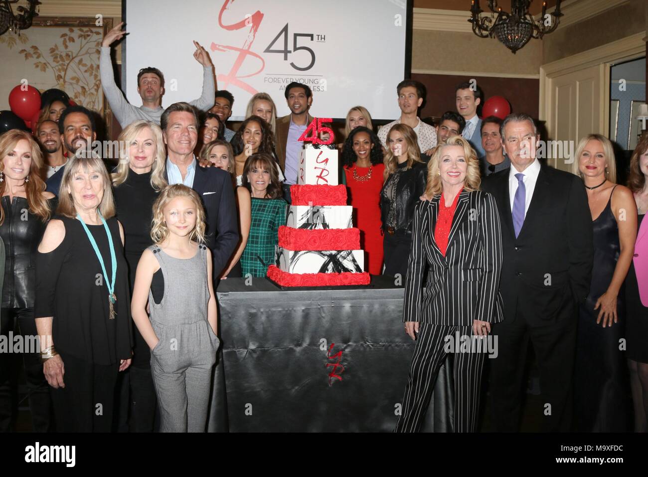 Young And Restless Cast In Attendance For The Young And The Restless 45th Anniversary Cbs Television City Los Angeles Ca March 26 18 Photo By Priscilla Grant Everett Collection Stock Photo Alamy