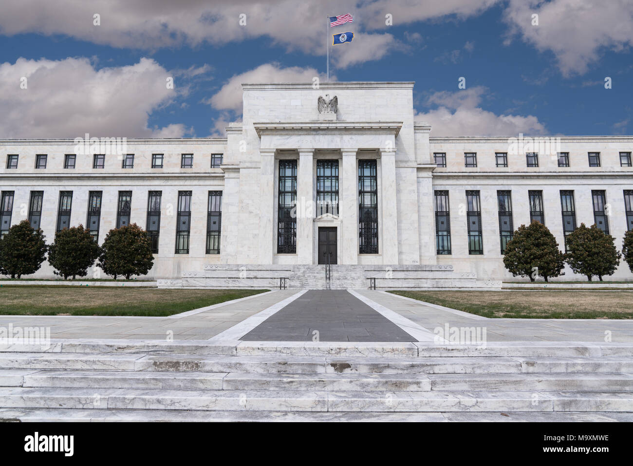United States Federal Reserve Building in Washington DC Stock Photo