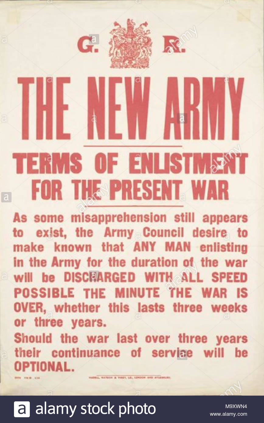 British Army Recruitment Poster Stock Photos & British Army Recruitment